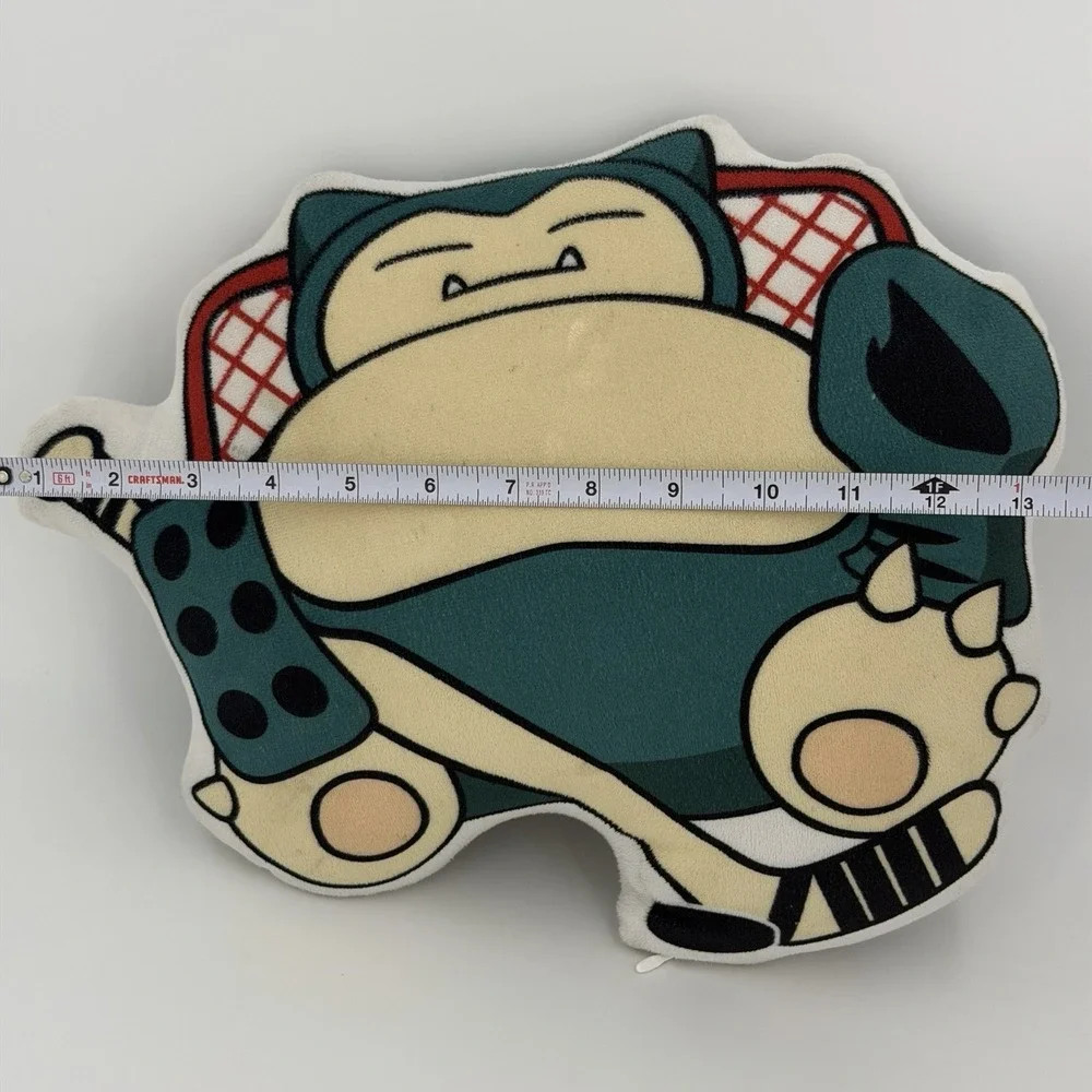 Pokemon Snorlax Stuffed Pillow Plush Rare Hockey Theme Vintage NHL Collab